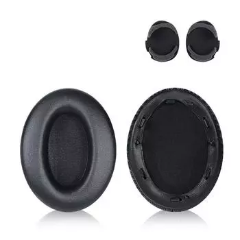 1 Pair of Ear pads, Replacement Ear Pads, Earbuds for WH1000XM3, Black