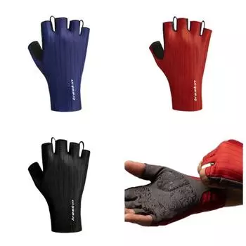1 Pair of Fit To The Skin Cycling Bike Gloves Antiskid Road Bicycle Gloves Outdoor xl чёрный