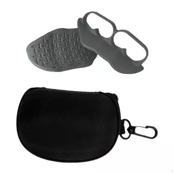 1 Pair of Weight HebexProps Hand Protection for Adults NOT Slip Ergonomic Gym Fitness Gloves серый