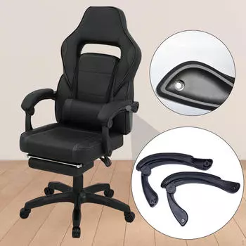 1 Pair Office Chair Adjustable Arms Easy Installation Armrests Support and Elbow Chairs Standard