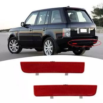 1 Pair Rear Bumper Reflectors Lr006348 For Land Rover Range Rover L3222003-2012