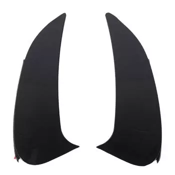 1 Pair Rear Bumper Side Vent Canard Left Right Rear Bumper Air Vent Cover Trim Replacement for Benz чёрный