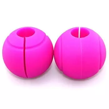 1 Pair Reduce Palm Pressure Silicone Dumbbell Grip Weightlifting Fitness Equipment Barbell