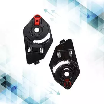 1 Pair Replacement Shield Faceshields Motorcycle Helmet Accessory Compatible for FF324 Helmet Screen Lens Mounting Base
