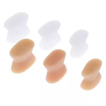 1 пара силиконовых накладок на большой палец, разделители для пальцев ног