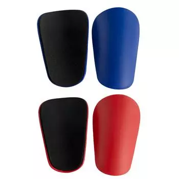 1 Pair Soccer Miniature Shin Guard EVA Tiny Shin Pads Shock Absorbing Soccer Shin Guards Lightweight for Kids Youth and Adults s blue