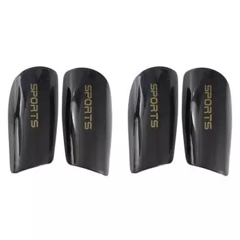 - 1 Pair Soccer Shin Guards Football Shin Pads Leg Protector for Men Women (Blac