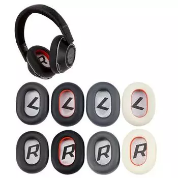 1 Pair Soft Foam Ear Pads Cushions With Buckle for Plantronics Backbeat Pro 2 SE Voyager 8200UC Headphones темно серый