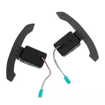 1 Pair Steering Wheel Shift Paddle Magnetic Carbon Fiber Paddle Shifter Extensions Fit For 2 Series F44 F22 F23 F45 F46 чёрный
