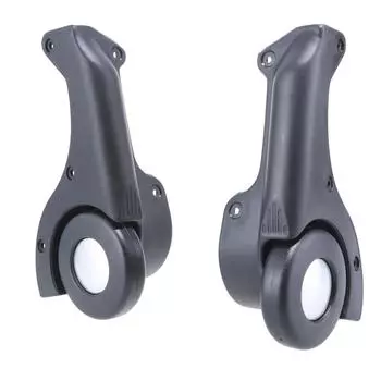 1 Pair Suitcase Wheels Luggages Wheels Swivels Castors Easy to Install Travel Luggages Wheels for Replacement Luggages