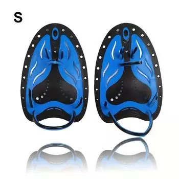 1 Pair Swim Hand Paddles, Professional Swimming Webbed Golves, For Water Sports Training S