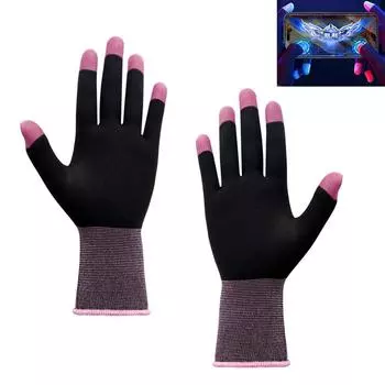 # 1 Pair Touch Screen Gloves Highly Sensitive for PUBG E-Sports Sara Gaming Glov синий