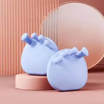 1 Pair TPR Toes Separators Lift Buttocks Overlapping Toes Corrector Toe Valgus Exerciser Home