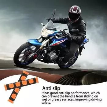 1 Pair Universal Motorcycle Rubber Soft Grip Anti-slip Brake Lever Grip Protector Bicycle Handlebar Cover Motorcycle Accessories