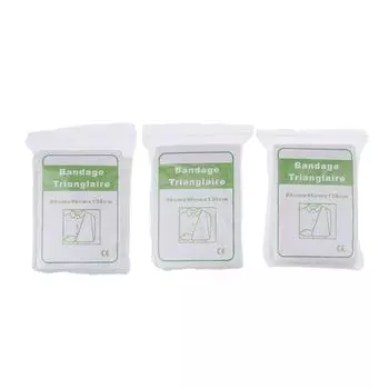 1 пакет медицинский треугольный бинт фиксация перелома экстренная повязка первая помощь марлевый треугольный бинт