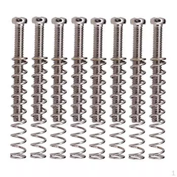 1 пакет винтов пружин M3 прочный для электрогитары ремонт инструментов серебряный