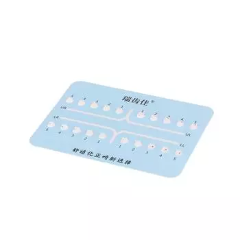 1 пакетик прозрачных временных зубных украшений с металлической проволокой, керамические брекеты и лигатуры, стоматологические украшения MBT 3hook