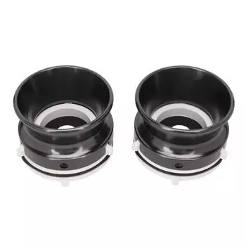 1 пара 10-дюймовых адаптеров NAB-хабов Профессиональный полированный адаптер NAB из алюминиевого сплава для бобинной ленты