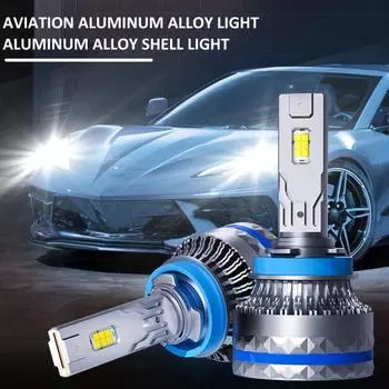 1 пара 120 Вт 24000LM светодиодных ламп H11/H4/H7 для автомобильных светодиодных передних фар, быстрая установка 9012