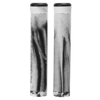 1 пара 16 см ручек для велосипедного руля, мягкие резиновые ручки TPE, противоскользящие ручки для велосипеда с фиксированной передачей, серые