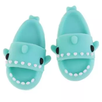 1 пара 1:12 миниатюрных кукольных тапочек в виде акулы, кукольная обувь, костюм для куклы Ob11 1/12 Bjd Gsc Dod, Ymy Doll розовый