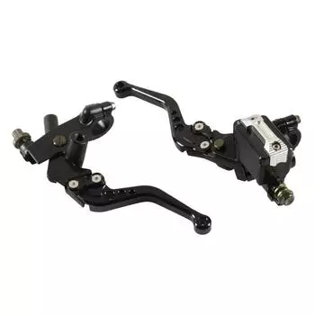 1 пара 22 мм главного цилиндра тормозной муфты, гидравлическая ручка ручного тормоза для мотоцикла A6313-02 чёрный