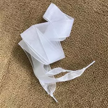 1 пара 2,5 см плоских шелковых атласных лент из органзы, повседневные шнурки для обуви с ремешком