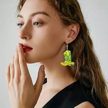 1 пара/2 пары серег в богемном ковбойском стиле, подарок на концерт и вечеринку, этнический стиль, шикарный аксессуар в стиле бохо синий