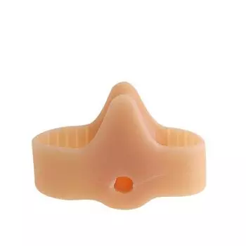 1 пара/2 пары силиконовых разделителей пальцев, корректор, выпрямитель для большого пальца, инструмент для ухода за ногами 1 Pair бежевый