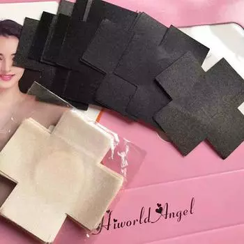 1 пара (2Pcs) Наклейки на грудь Experience Cross/X одноразовые крутые самоклеящиеся тканевые накладки на грудь, накладки на соски, бюстгальтер