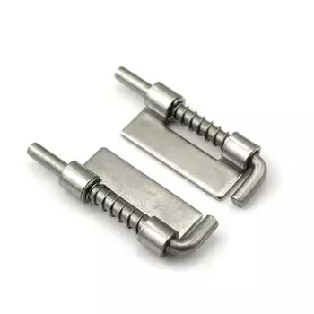 1 пара 304 нержавеющая сталь нагруженная петля безопасности пружинный болт цилиндрический защелка шкаф