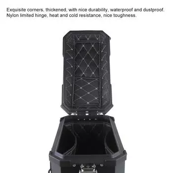 1 пара 35-литровых универсальных боковых ящиков для хранения мотоциклов, быстросъемный чемодан из алюминиевого сплава