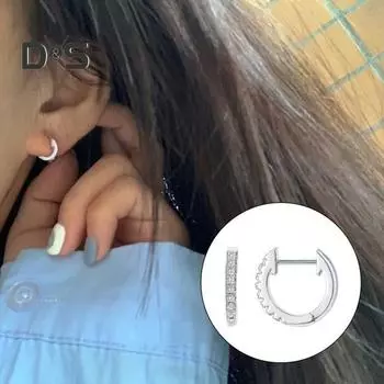 1 пара/3 пары серег-кольцев, комплект, женские медные круглые серьги с инкрустацией кубическим цирконием, легкие ювелирные изделия, подарок розового золота