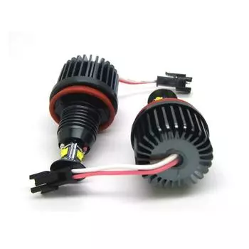 1 пара 40 Вт 6500-7000K H8 Светодиодные лампы с кольцами «ангельские глазки» для BMW E91 E92 E93