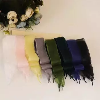 1 пара 4 см широких шнурков из органзы для обуви 80-180 см женские шнурки-бантики плоские шелковые атласные ленты парусиновые кроссовки шнурки для спортивной обуви s 80cm жёлтый