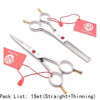 1 пара 5,5 15,5 см, обычные ножницы из нержавеющей стали, филировочные ножницы, профессиональные ножницы для домашних животных, ножницы для ухода за животными, ножницы для ухода за собаками Z1012