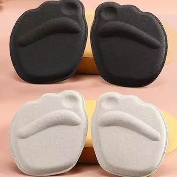 1 пара/5 пар гелевых стелек для передней части стопы, подушечки для высокого каблука для женщин, нескользящие губчатые стельки чёрный