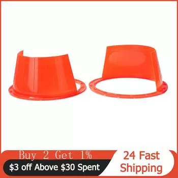 1 пара 6,5-дюймовых пластиковых колец для автомобильной аудиосистемы, ультратонких водонепроницаемых чехлов, протекторов, автомобильных аксессуаров для интерьера CHINA