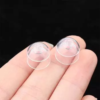 1 пара 6/8/10/12 мм ушные вкладыши для слуховых аппаратов мягкие сменные беруши прозрачные двухслойные вкладыши для слуховых аппаратов купольные беруши 10mm