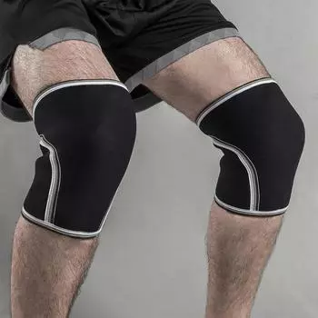 1 пара, 7 мм, неопреновый наколенник для тяжелой атлетики, приседаний, пауэрлифтинга, компрессионных налокотников, теннисных кросс-тренировочных наколенников XL