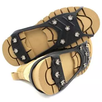 1 пара 8 шипов для льда и снега, противоскользящие ручки, шипы для льда, ручки M