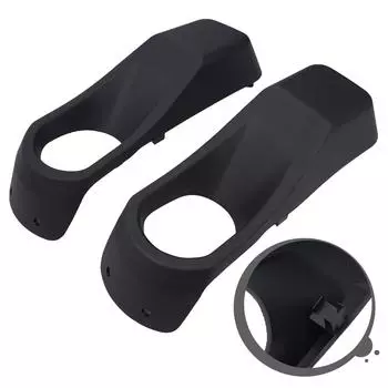 1 пара АБС черный чехол для автомобильной фары противотуманная фара левая и правая without hole