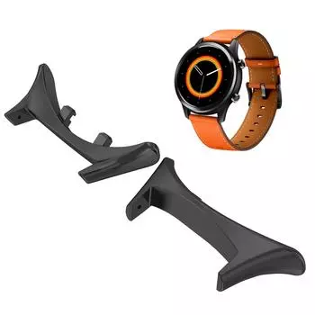 1 пара адаптера ремешка для часов 3 20 мм, разъем для ремешка, аксессуары для умных часов, замена насадки для браслета серебряный