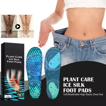 1 пара акупрессурных стелек для женщин, стельки с эффектом памяти, ортопедические стельки для обуви, магнитные массажные стельки для облегчения боли, противоскользящая поддержка синий