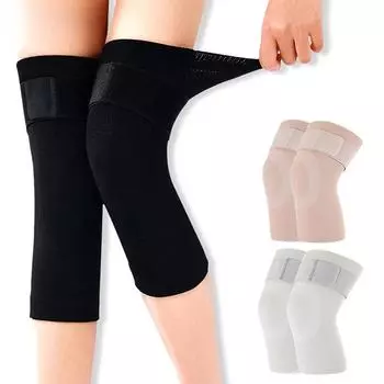 1 пара эластичных компрессионных бандажей с наколенниками для улучшения кровообращения, восстановления наколенников для бега для мужчин и женщин S серый