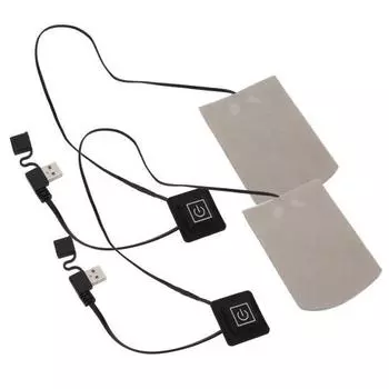 1 пара электрических носков из композитного волокна с подогревом, USB, для сохранения тепла, для спорта на открытом воздухе