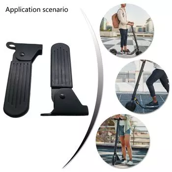 1 пара электрических велосипедов задние педали складные задние сиденья подножки педали велосипедные аксессуары для электрических велосипедов велосипеды чёрный