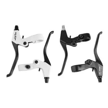 1 пара алюминиевых сплавов велосипедных тормозных рычагов для горного велосипеда белый