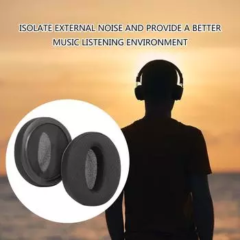 1 пара амбушюров, сменные амбушюры, губки, чехлы для наушников с шумоподавлением JVC HA-NC100