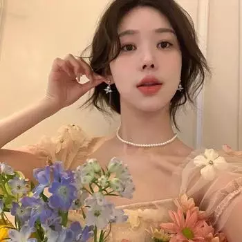 1 пара асимметричных сережек-игл в виде бабочки с кисточками из циркония и серебра, нежное изысканное украшение для ушей